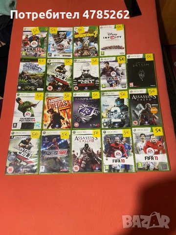 17 Игри за Xbox 360 fifa assassins creed 