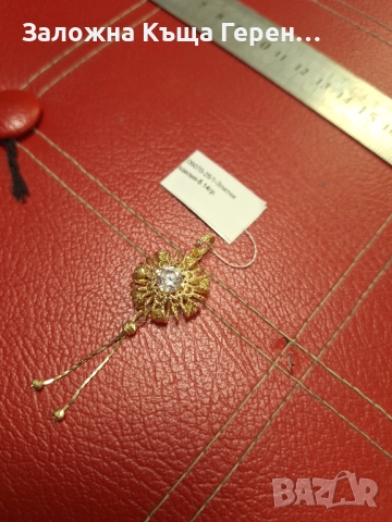 Златна висулка 5,14гр.14к, снимка 3 - Колиета, медальони, синджири - 52989390