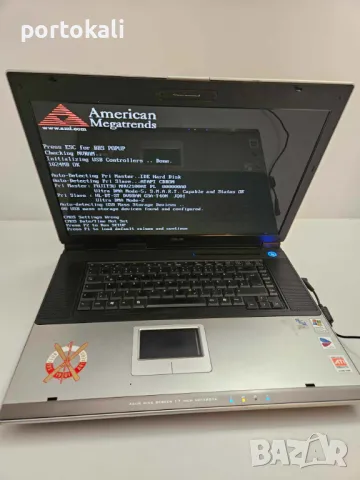 Лаптоп Asus 17" Intel Pentium 1GB RAM 100GB HDD + зарядно, снимка 2 - Лаптопи за дома - 49822423