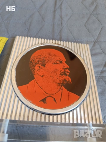 Интересен настолен плакет на Ленин, снимка 9 - Антикварни и старинни предмети - 53474524