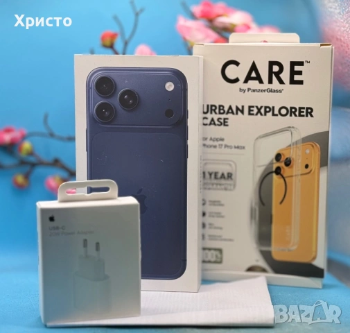 НОВ!!! Apple iPhone 17 Pro MAX, 256GB, 5G, Deep Blue  