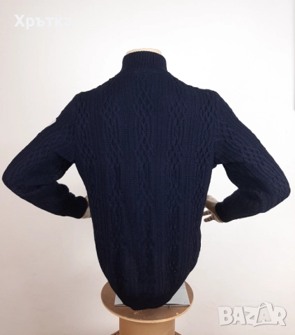 Dale of Norway Hoven - Оригинален мъжки пуловер с цип размер L, снимка 7 - Пуловери - 52514934