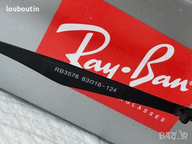 Ray-Ban RB3576 дамски слънчеви очила сини огледални , снимка 9 - Слънчеви и диоптрични очила - 45430173