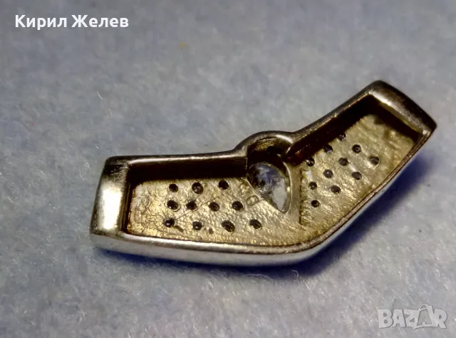 CANISA 925 ШАРМАНТЕН СКЪПОЦЕНЕН СРЕБЪРЕН ПЕНДАНТ РОДИРАНО СРЕБРО 925 с ПРЕКРАСНИ ЦИРКОНИ 60351, снимка 11 - Колиета, медальони, синджири - 50340575