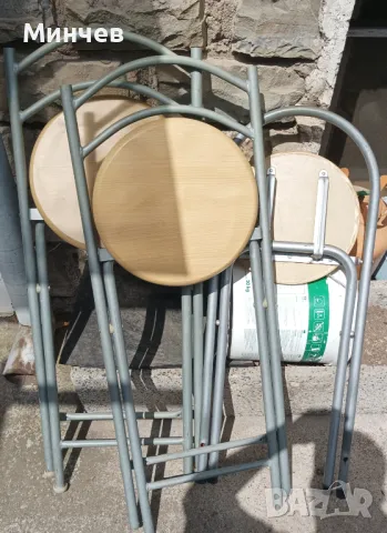 Сгъваеми столове-бар, снимка 4 - Столове - 49975740