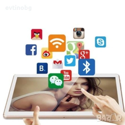 10 инчов таблет с HD качество и двойна карта SIM + Калъф. Марка: Onfineshop; Операционна система: An, снимка 6 - Таблети - 53926628