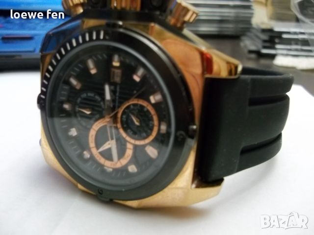 Buchner And Bovalier automatic rose gold 48 mm - мъжки часовник автомат 