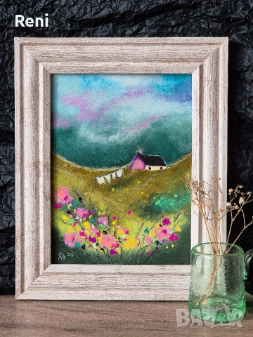 Пролет, пастелна картина, оригинал