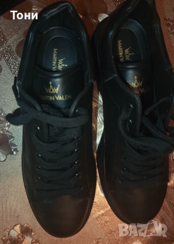 MARTIN VALEN Оригинал Нови Мъжки Обувки Изцяло от Естествена Кожа 44, снимка 13 - Маратонки - 53624940