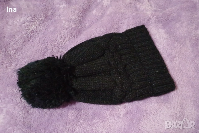 Нова черна шапка, снимка 2 - Шапки - 52427671