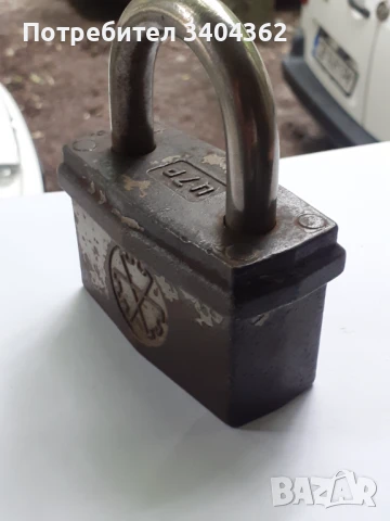 Голям стар катинар катанец СССР, снимка 3 - Антикварни и старинни предмети - 50840923