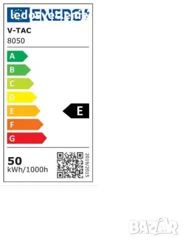 LED 50W 150см Линейно тяло за Открит Монтаж V-tac с вградени диоди 3г, снимка 4 - Лед осветление - 48064141