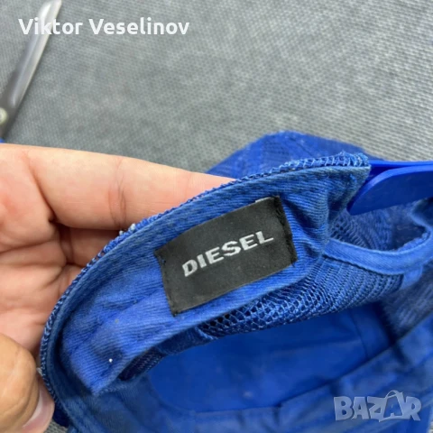 Diesel Шапка с Козирка One Size Trucker Синя, снимка 2 - Шапки - 51069908