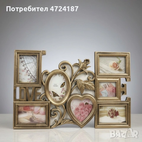Любовна Феерия – декоративна фоторамка за 7 снимки, снимка 2 - Декорация за дома - 53291808