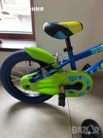Детско колело 14 цола DRAG Rush син/зелен, снимка 4 - Велосипеди - 53925060