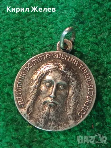 ИИСУС ХРИСТОС Стара РИМОКАТОЛИЧЕСКА СРЕБЪРНА ИКОНКА СРЕБРО 800 ДВУСТРАННА Художествена РАБОТА 78622, снимка 16 - Антикварни и старинни предмети - 50056637