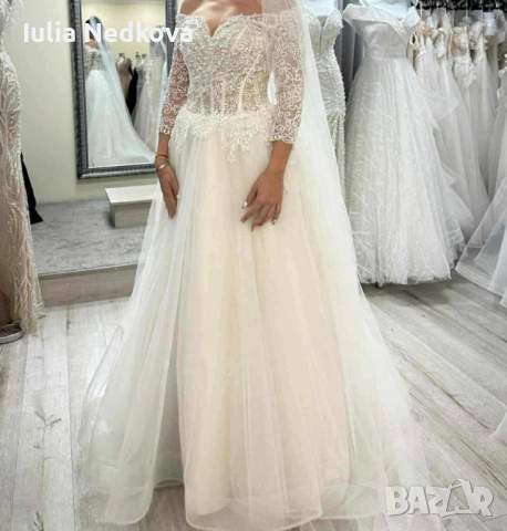 Булчинска рокля, снимка 3 - Рокли - 52100806