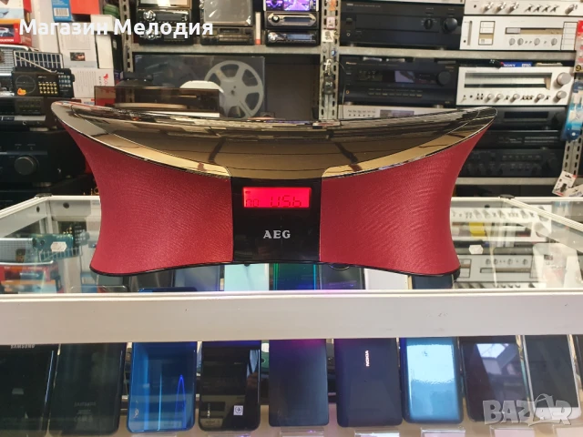 Блутут тонколона AEG Има и usb и aux. Bluetooth sound system AEG BSS 4803 В отлично техническо и виз
