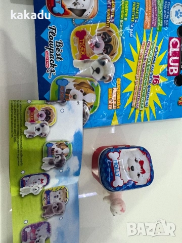 Кученце в метална кутийка - Molly, снимка 2 - Фигурки - 52317416
