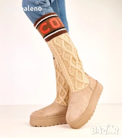 Дамски високи снежни ботуши на платформа от Coo, 3цвята , снимка 12 - Дамски ботуши - 52165223