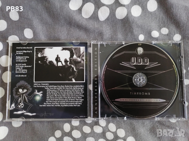 U.D.O - Timebomb CD Heavy Metal , снимка 2 - CD дискове - 52019024
