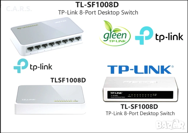 Суичове TP-Link TL-SF1008D с 8 порта