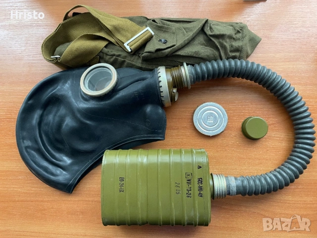 Пълен комплект противогаз ГП-5 (черен) , снимка 2 - Колекции - 53239038