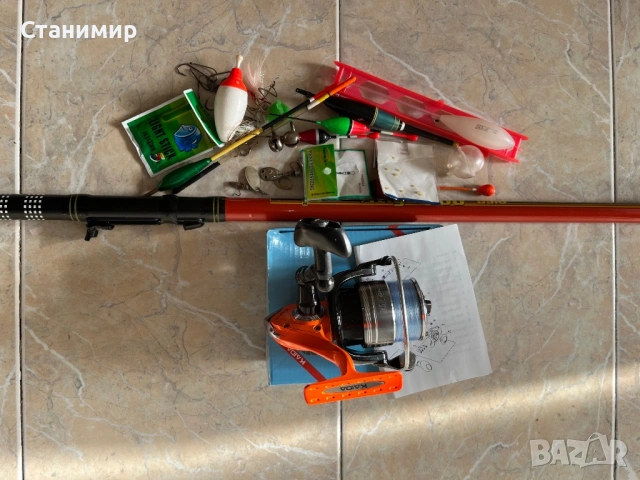 Нови качествени въдица, макара,такъми, снимка 2 - Въдици - 47318977