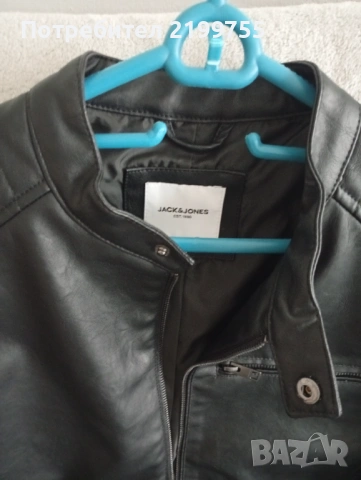 Ново, мъжко кожено яке., снимка 2 - Якета - 53351791