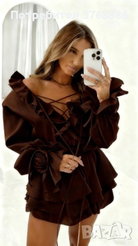 Красива рокля 🌸  Стандартен размер - Xs,S,M,L  35€, снимка 7 - Рокли - 53211198