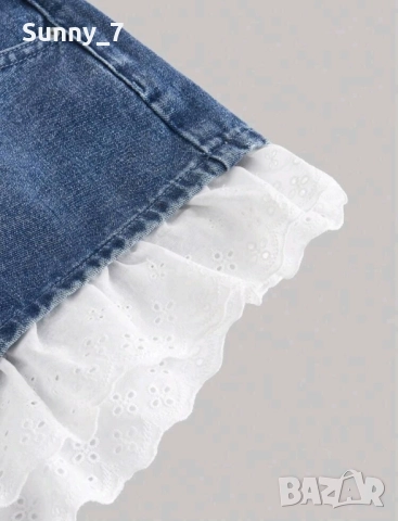 Нови дънкови къси панталони размер XXS/XS/S, снимка 7 - Панталони - 51501580