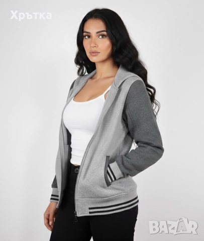 Nike Destroyer - Оригинално дамско вълнено бомбер яке размер M, снимка 2 - Якета - 47777132