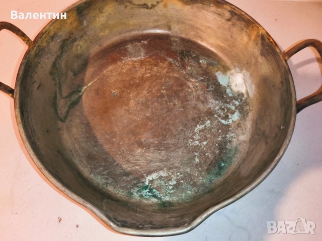 Тава с железни дръжки 18, снимка 3 - Антикварни и старинни предмети - 52539997