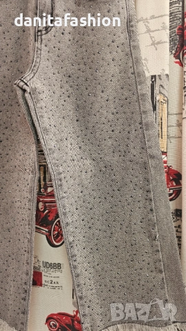 Детски дънки с камъчета, снимка 4 - Детски панталони и дънки - 53795670