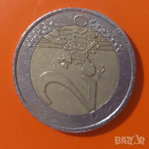 2 евро, 2000г., Франция, ”Дървото на живота” , снимка 5 - Нумизматика и бонистика - 53502359