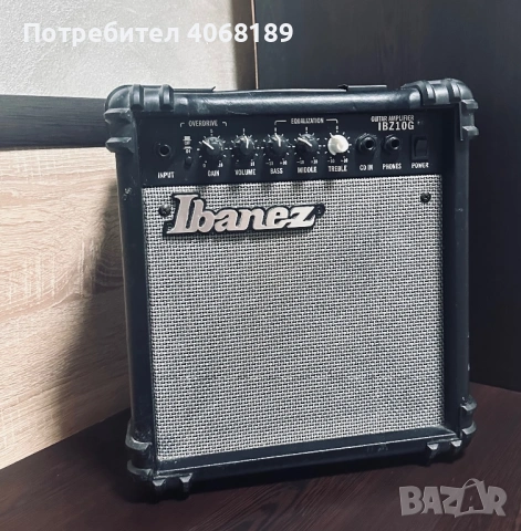 Усилвател за китара-Ibanez IBZ10G, снимка 2 - Китари - 53049178