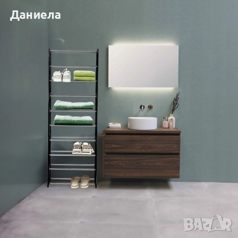 Метален органайзер за обувки XXL, 10 нива, за 30 чифта, снимка 3 - Други стоки за дома - 53783751