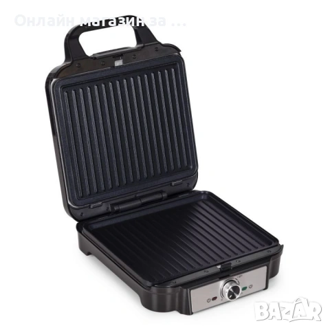 Уред за сандвичи 3в1 KADEN, 1200W, грил, тостер, черен, 28x35x10,5см, снимка 6 - Тостери - 53380209