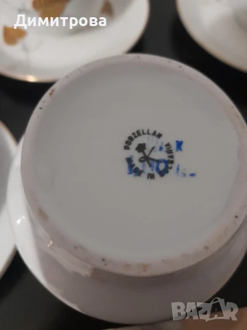 Стар  ретро български порцелан комплект за чай, снимка 8 - Сервизи - 50868704