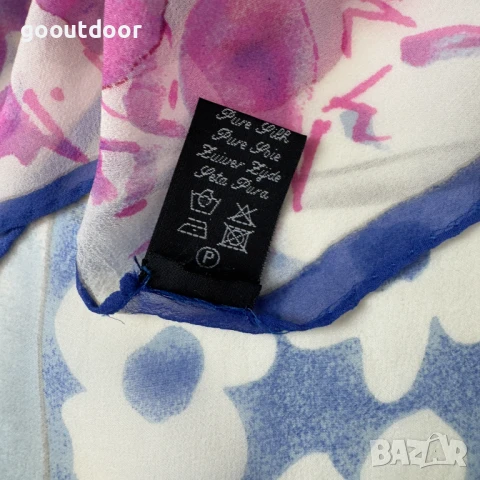 Jammers & Leufgen JL Floral Silk Scarf 35x160, снимка 7 - Шалове - 51287261