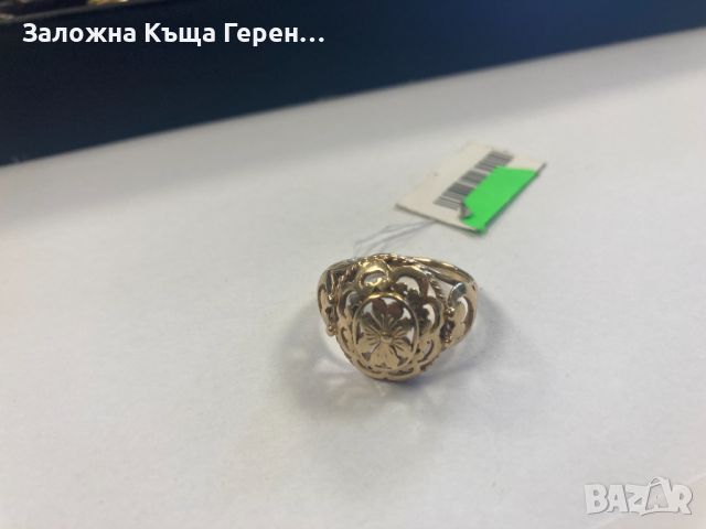 Дамски златен пръстен 6,86гр. размер 64, снимка 2 - Пръстени - 45112314