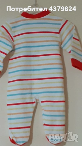Нов немски гащеризон за бебешки р.56 , с этикет, без никакви забележки, 100% памук, снимка 2 - Бебешки гащеризони - 53467526