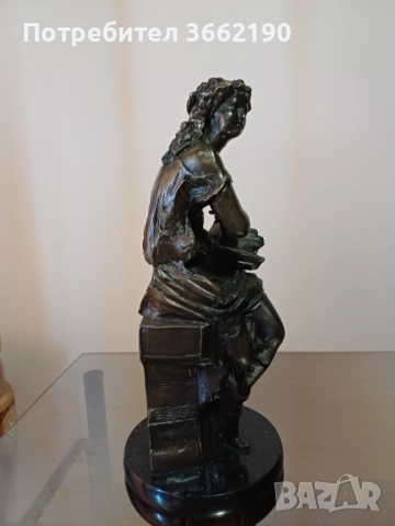 Бронзова женска фигура, снимка 4 - Статуетки - 52514078