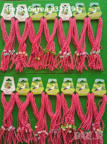 Мартеници ръчна изработка, снимка 6 - Други стоки за дома - 53211023