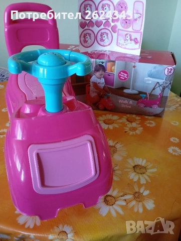 Количка за бутане , снимка 3 - Детски велосипеди, триколки и коли - 52275904