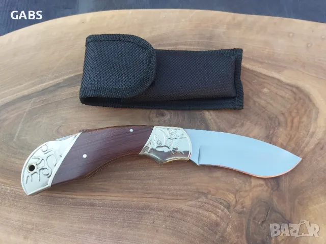 Сгъваем нож BODA Stainless с текстилна кания,131, снимка 2 - Ножове - 49492458