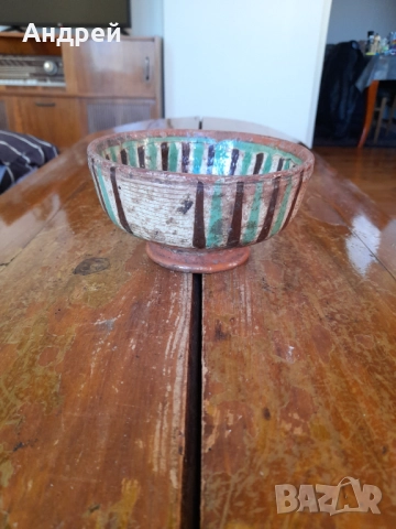 Стара керамична паница #14