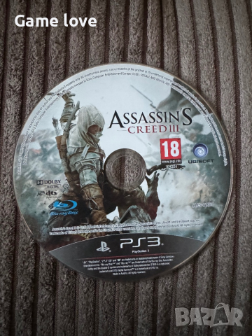 Assassins creed 3 ps3 PlayStation 3, снимка 1 - Игри за PlayStation - 45021861