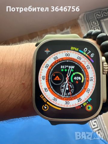 Часовник Apple Watch ULTRA, снимка 1 - Смарт гривни - 45779183