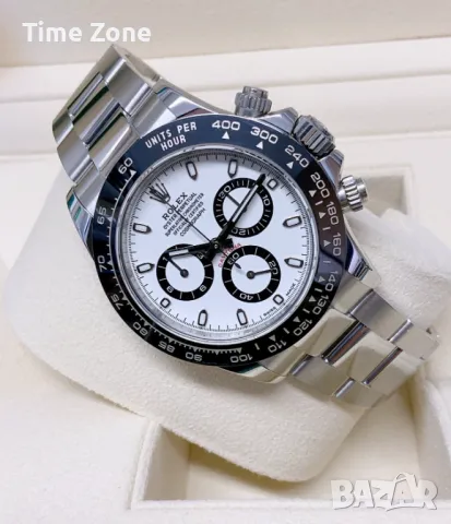 Rolex Cosmograph Daytona 40mm "Panda" Steel White-Black Dial Automatic Различни Варианти, снимка 3 - Мъжки - 48183473